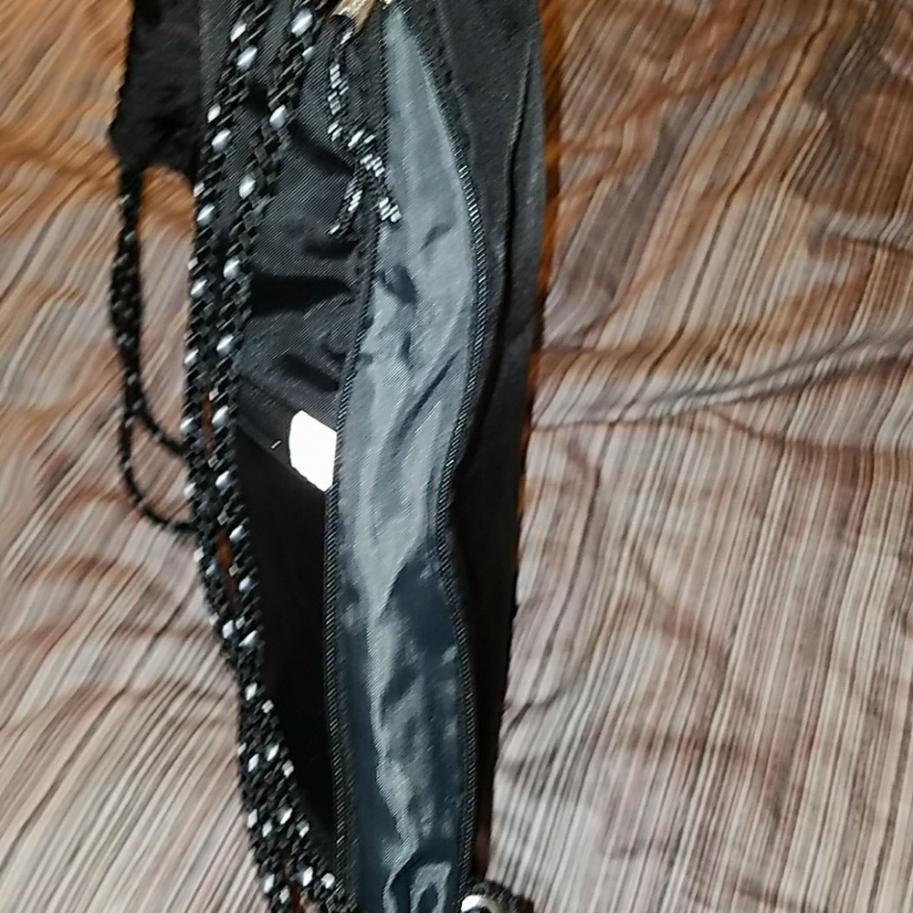Black Drawstring Bag - Picture 3 of 5